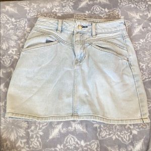 PacSun denim mini skirt